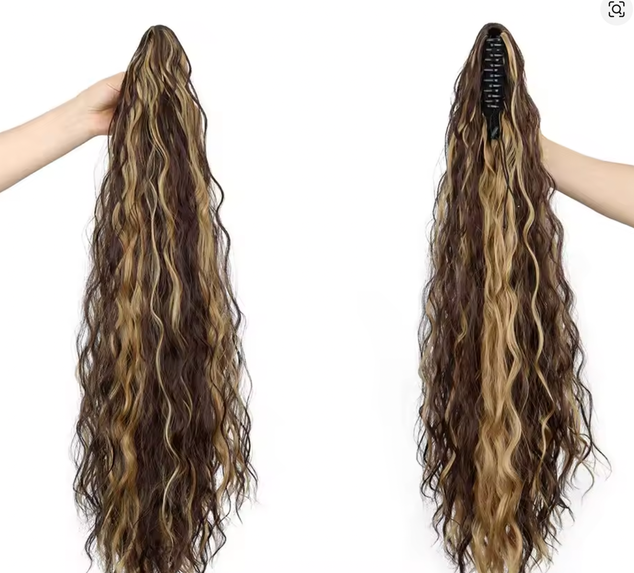 Transform thin or short hair into a voluminous, flowing ponytail instantly