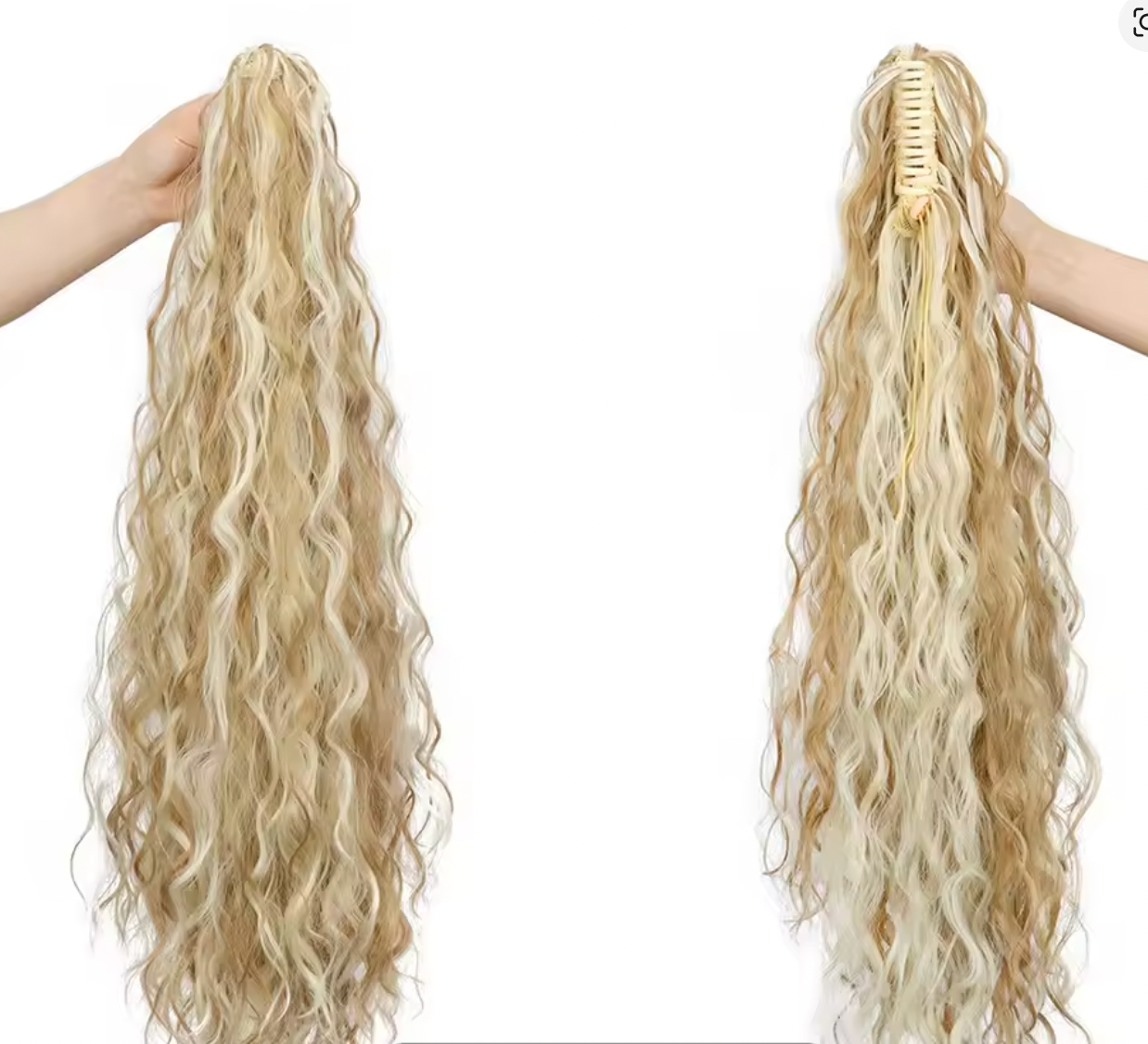 Transform thin or short hair into a voluminous, flowing ponytail instantly