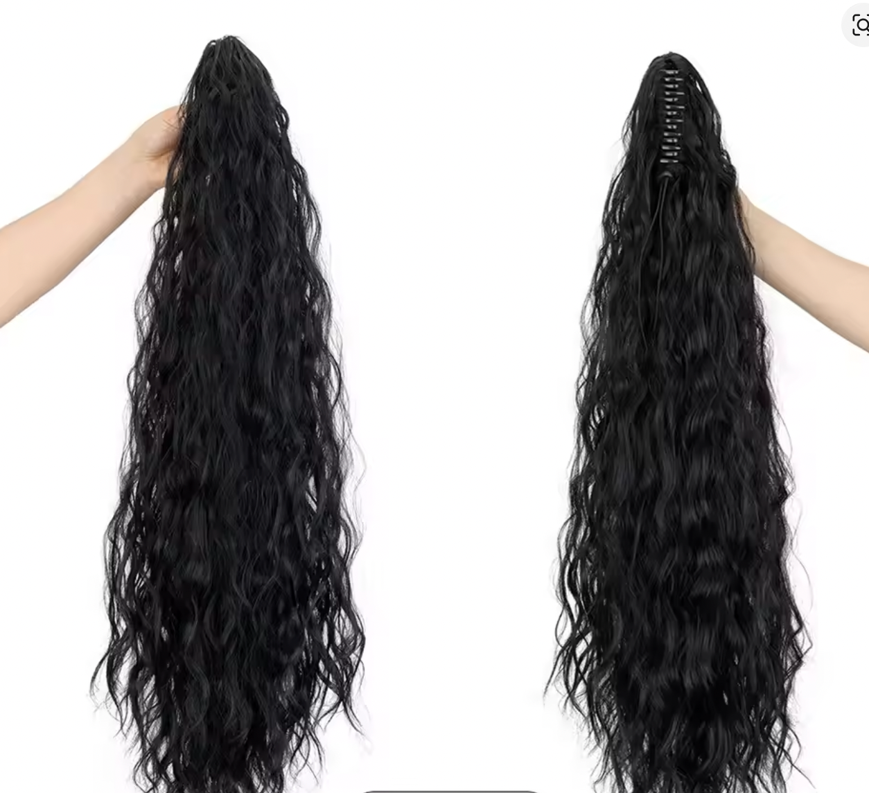 Transform thin or short hair into a voluminous, flowing ponytail instantly