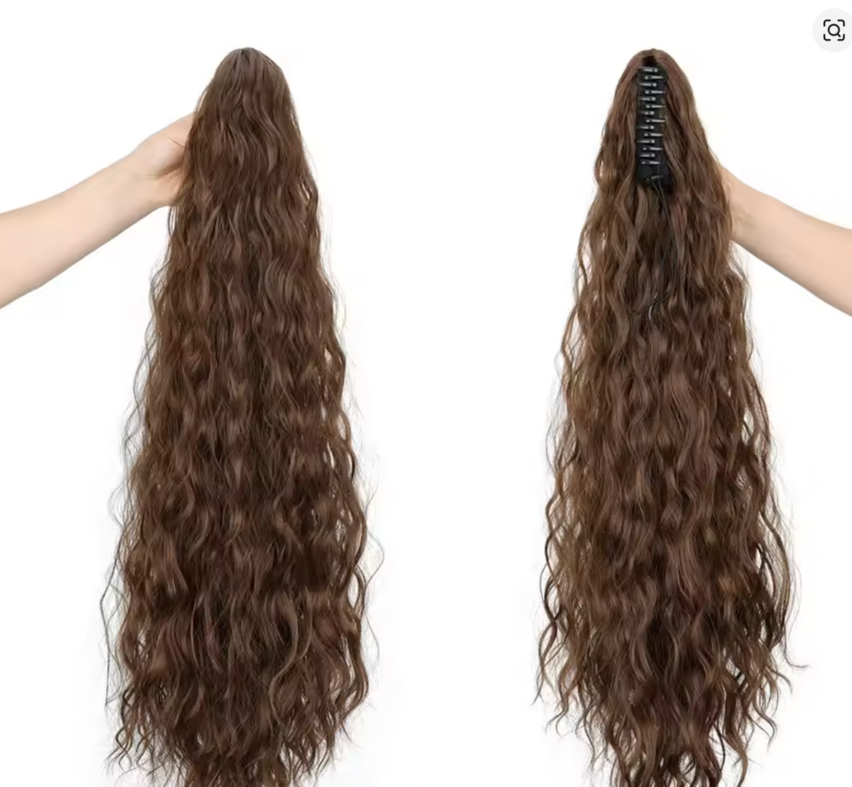 Transform thin or short hair into a voluminous, flowing ponytail instantly